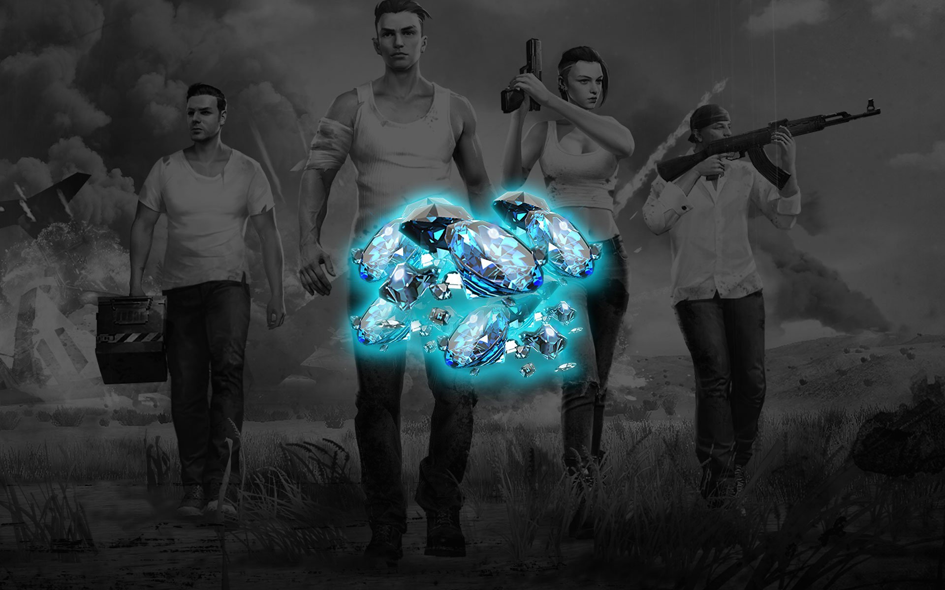 Free Fire - 1.090 Diamantes + 109 Bono cover